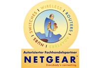 Netgear Autorisierter Fachhandelspartner  Logo